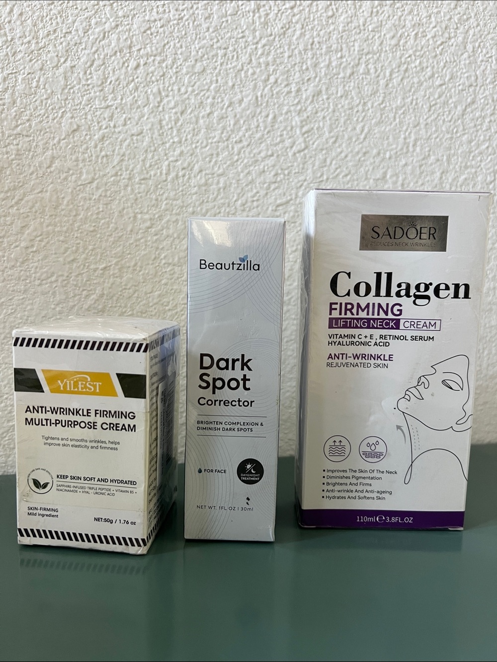 Anti-wrinkle bundle- Firming Multi-Purpose & Collagen Neck Creams, Dark Spot NWT